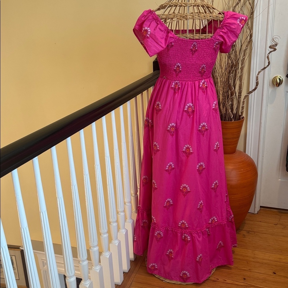 Sugarlips pink maxi dress with flowers - Picture 5 of 12